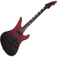 Schecter  Avenger Electric Guitar - Blood Burst + Boss Katana 50W Amp + Planet Waves Cable