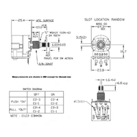MojoTone  CTS 250K DPDT PUSH-PULL POTENTIOMETER