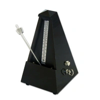 Wittner 816M System Maelzel 810 Metronome in Matt Silk Black  Wooden case 