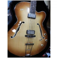 HOFNER ARCHTOP Bass Guitar Spruce Top Maple BACK - SHORT SCALE