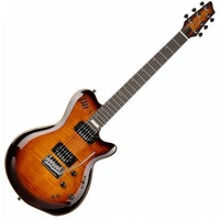 Godin LGXT Cognac Burst Flame AA 6 String  Electric Guitar with Gig Bag