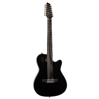 Godin 048588 A12 HG 12-String  Acoustic Electric Guitar with Gigbag Black