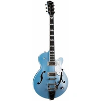 Godin Imperial Blue 6-String Montreal Premiere LTD Hollowbody Electric Guitar 