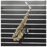 Linley  Alto Saxophone W/ High F# Key Sandblasted Black / Gold Made in Taiwan