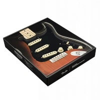 Fender Tex-Mex SSS Pre-wired Stratocaster Pickguard - Black  3-ply