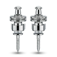 Schaller New S Locks (Pair) Satin Chrome 14010301  Strap Locks / security Locks