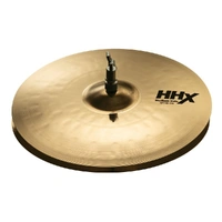 Sabian 11502XMB HHX Series Medium Hi-Hats Brilliant Finish B20 Cymbal 15in