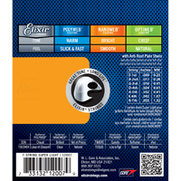 Elixir 12007 Nanoweb  Electric Guitar Strings - .009-.052 Super Light 7-string
