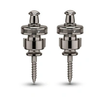 Schaller New S Locks (Pair) Ruthenium 14010601 Strap Locks / security Locks