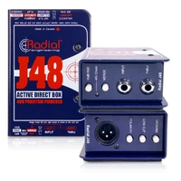 Radial J48 1-channel Active 48v Phantom-powered Direct Box 