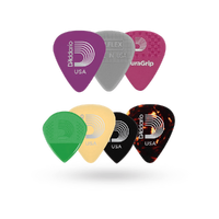 D'Addario Assorted Guitar Picks, 7-pack, Heavy