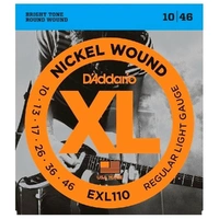 D'Addario EXL110 10 - 46 Electric + EJ16 12 - 53 Acoustic Guitar Strings New