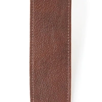 D'Addario Slim Garment Leather Guitar Strap, Brown