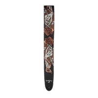 Alchemy Leather Guitar Strap, Cryptorosa
