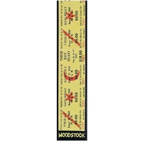 Planet Waves by D'Addario Woodstock Collection Leather Guitar Strap - Tix