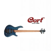 Cort B4 Plus AS RM 4 String Open Pore Aqua Blue Electric Bass Guitar