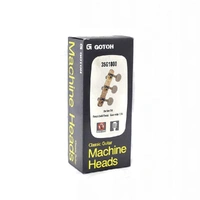 Gotoh Classical Guitar Tuning Machines Decorative Plate in Solid Brass Finish (3+3)