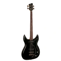 Godin Dorchester 4 String Solid Body Electric Bass Guitar Black RN With Gig Bag