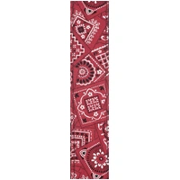 D'Addario Woven Guitar Strap, Bandana Red