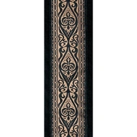 D'Addario Woven Guitar Strap, Brown Jaquard Design