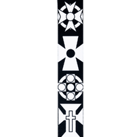 D'Addario Joe Satriani Swivel Guitar Strap, Crosses