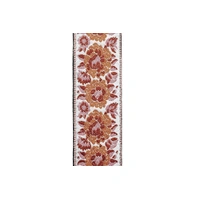 D'Addario Woven Guitar Strap, Peace Love, Pink and White