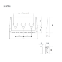 Gotoh 510FX-6 Hardtail Bridge - Black
