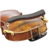 Kun Bravo 4/4 Violin Shoulder Rest - Maple with Brass Fittings and Bag