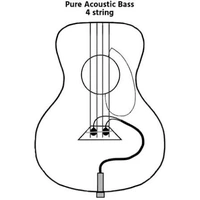 K&K Pure Bass – Acoustic 4-String Bass Guitar Pickup