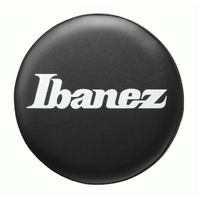 Ibanez  Branded Bar Stool in Chrome with Black Padded Top - IBS50E1