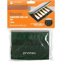 Protec A253TL Bassoon Reed Case, Transparent Lime