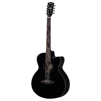 Alvarez ABT60CE8BK Baritone 8-string Acoustic Electric Guitar - Black