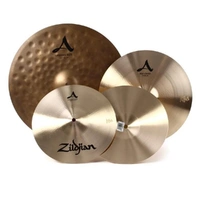 Zildjian A Zildjian Cymbal Set - City Pack 12" Hi-hats (Pair), 14" Crash, and 18" Ride