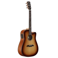 Alvarez AD6OCESHB Dreadnought Acoustic-Electric Guitar Shadow Burst Cutaway 