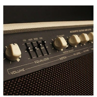 Cort AF30  30W Acoustic Guitar Amp Ivory with delay and chorus-delay effects