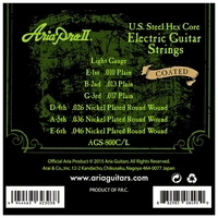 ARIA AGS-800C/L – Coated Electric Guitar Strings Light 10 - 46