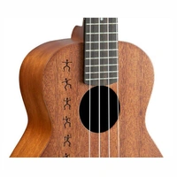 aNueNue Papa S III E Acoustic / Electric Tenor Ukulele + gig Bag Solid Mahogany