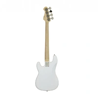 Aria STB-PB/M Series Electric Bass Guitar -  White