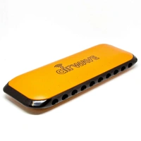 Suzuki Airwave Harmonica c/w instruction book  Orange Easy to hold Easy to Play