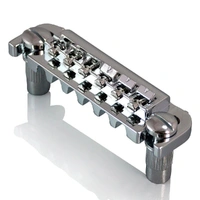 BBT Chrome Wrap-around Combination Bridge for Les Paul Junior -  Badass 