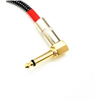BBT Patch cable Right Angle 6 inch Gold Tip