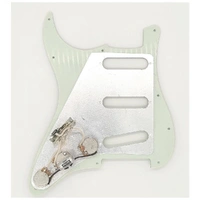 Big Bang Tone Custom 5-way Prewired Pickguard  Mint Green Fender Stratocasters 