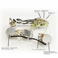 Big Bang Tone Custom 5-way Prewired Kit for Fender Stratocasters - 250k Pots