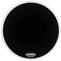 Evans EQ3 Black Bass No Port, 16 inch