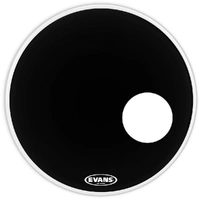 Evans EQ3 Resonant Black Bass Drum Head, 18 Inch