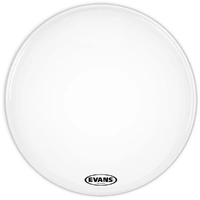 Evans EQ3 Resonant Smooth White Bass Drum Head, No Port, 20 Inch