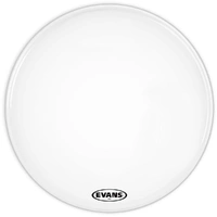 Evans MX2 White Marching Bass Drum Head, 28 Inch