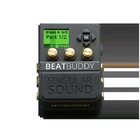 Singular Sound BeatBuddy 10th Anniversary Effects Pedal + Beat Buddy Footswitch