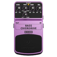 The Behringer Authentic Tube-Sound BOD400 Bass Overdrive Effects Pedal