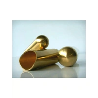 The Rock Slide Balltip Large Brass Guitar Slide